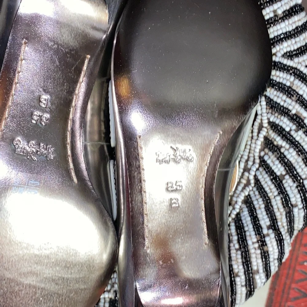 COACH ‘Betty Loafer’, Metallic/Silver, 8.5B - Picture 7 of 8